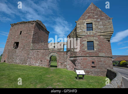 Burleigh Castle once the home of the Balfour dynasty Scheduled Ancient Monument near Milnathort Perthshire Scotland  SCO 10,980. Stock Photo