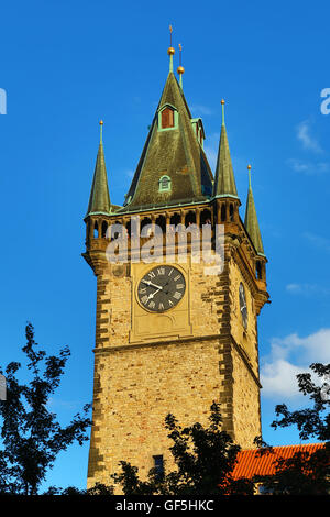 Old Town Hall Clock Tower Market Square Krakow Stock Photo - Alamy