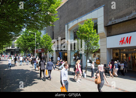 Lister Gate, Nottingham city centre Stock Photo