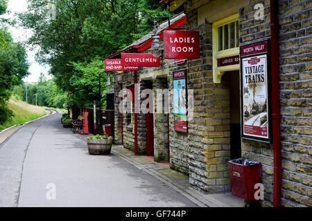 Haworth Railway Station, Haworth, West Yorkshire, England UK. Stock Photo