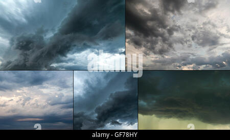 Supercell Storm multiscreen Stock Photo