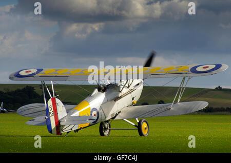 Hawker Nimrod 1, S1581, G-BWWK, at Duxford Stock Photo