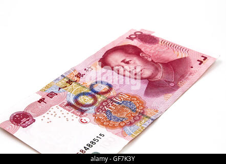 Chinese yuan money 100 banknote Stock Photo