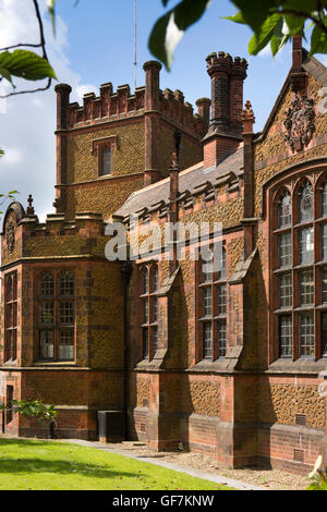 UK, England, Norfolk, King’s Lynn, St James’ Road, Library, built by philanthropist Andrew Carnegie Stock Photo