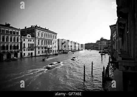 Venezia 2014 - View of the Canal Grande from the terrace of Ca ‘Foscari Stock Photo