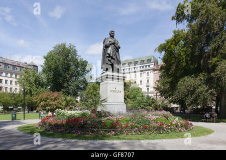 Stockholm, Sweden - Jul 27, 2016 : View of Jons Jacob Berzelius Statue, Swedish Chemist, Stockholm, Sweden Stock Photo