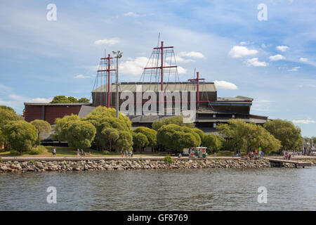 Stockholm, Sweden - Jul 27, 2016 : Waterfront view of Vasa museum, Stockholm, Sweden Stock Photo