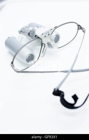 Close up of a magnifying glass Stock Photo - Alamy