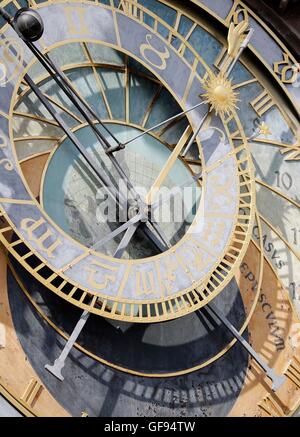 Clock face, close up. Stock Photo