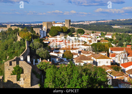 Obidos, unique village in Portugal Stock Photo