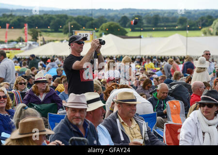 Carfest North, Bolesworth, Cheshire, UK. 30th July 2016. The event is the brainchild of Chris Evans and features 3 days of cars, music and entertainment with profits being donated to the charity Children in Need. Andrew Paterson/Alamy Live News Stock Photo