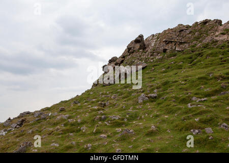 Crooks Peak, Mendips Somerset. Stock Photo