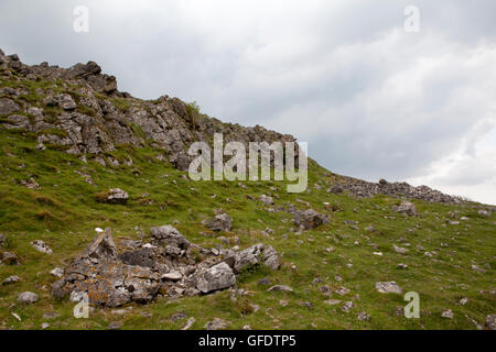 Crooks Peak, Mendips Somerset. Stock Photo