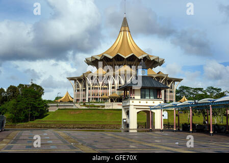 Sarawak State Legislative Assembly (Dewan Undangan Negeri)/Kuching. Sarawak. Malaysia. Borneo Stock Photo