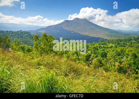 Gunung Batur Volcano landscape, Bali, Indonesia Stock Photo