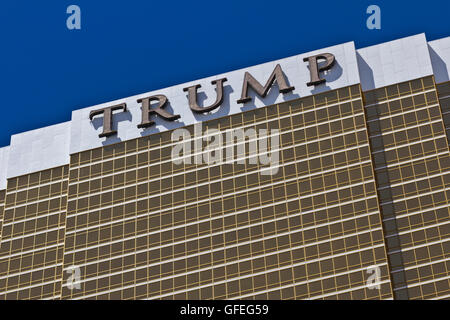 Las Vegas - Circa July 2016: Trump Hotel Las Vegas I Stock Photo