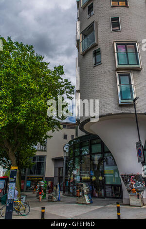 Mary Seacole House, Clapham High Street, a landmark £80m mixes use regeneration scheme for library and health centre. Stock Photo