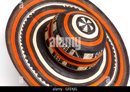 Traditional hat from Colombia: 'Sombrero vueltiao' Stock Photo