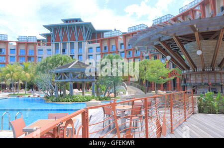 Hard Rock Hotel Sentosa in Singapore. Stock Photo