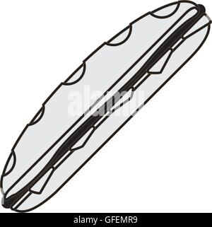 sub sandwich icon Stock Vector