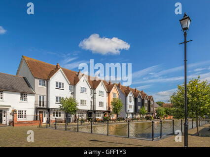 Modern architecture in Wivenhoe on River Colne, south east of Colchester, Essex, England, United Kingdom. Stock Photo