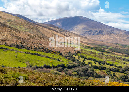 Scenic landscape beauty, Dunquin, Dingle Peninsula, County Kerry, Munster Province, Republic of Ireland. Stock Photo