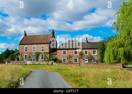 Houses in the village of Nun Monkton, near York, North Yorkshire
