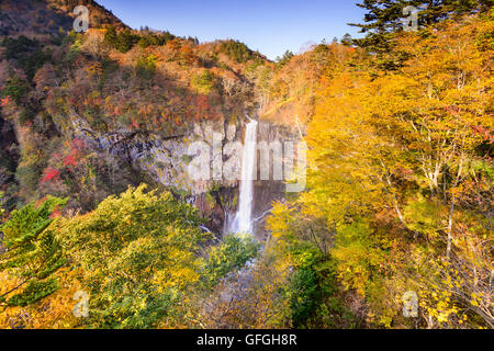 Kegon Falls in Nikko, Japan. Stock Photo