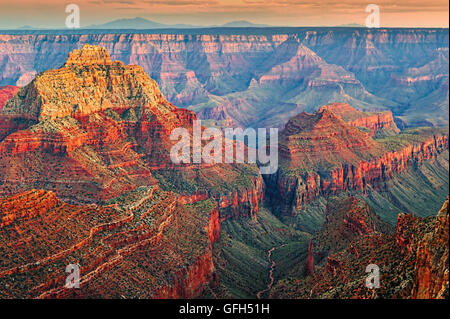 River Through Grand Canyon National Park Stock Photo