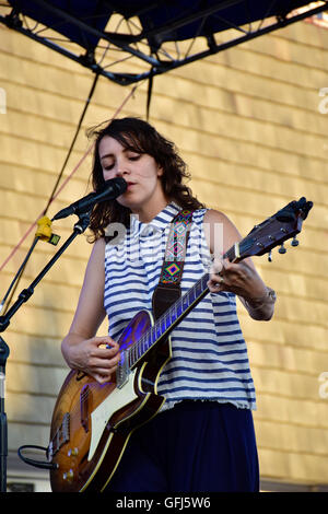 Gaby Moreno, is a Guatemalan singer-songwriter and guitarist Stock ...