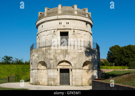 Ravenna,Italy-august 21,2015:mausoleum of Theodoric in Ravenna-Italy,during a sunny day. Stock Photo