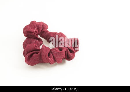 Scrunchy on white isolated background Stock Photo