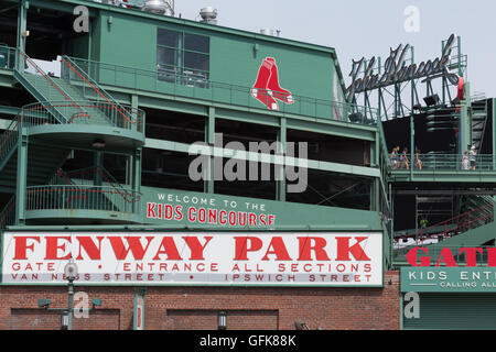 Gate a, Fenway Park, Boston, MA. Editorial Stock Photo - Image of game,  fenway: 117102558