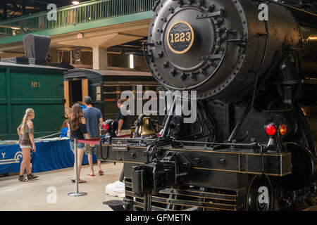 Railroad Museum of Pennsylvania Lancaster PA Stock Photo