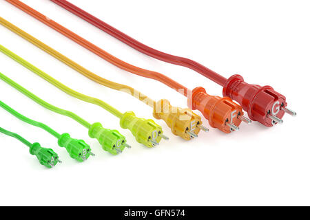 saving energy consumption concept, 3D rendering Stock Photo