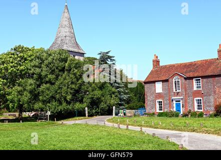 Holy Trinity Church Bosham West Sussex UK Stock Photo