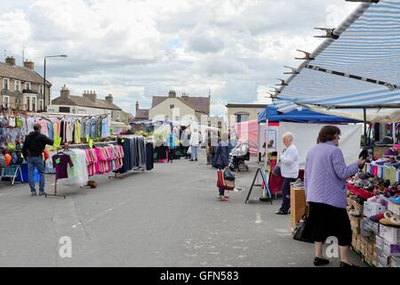 Leyburn market North Yorkshire UK Stock Photo