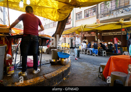 Lagunilla Market restaurant in Mexico City, Mexico Stock Photo