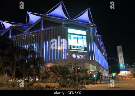 Suntec City Convention and Exhibition Centre in Singapore. Stock Photo