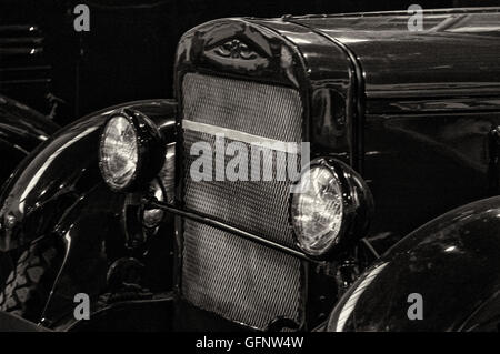 ZIS 8, Soviet city bus on LONG chassis ZIS-11,Cars, Russia, Year 1934, USSR, illustrations, photo Stock Photo