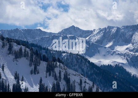 Mountainscape in Salt Lake City, USA Stock Photo