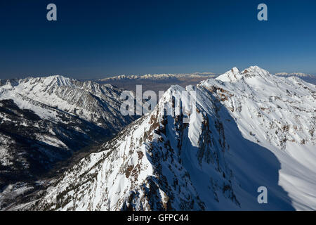 Mountainscape in Salt Lake City, USA Stock Photo