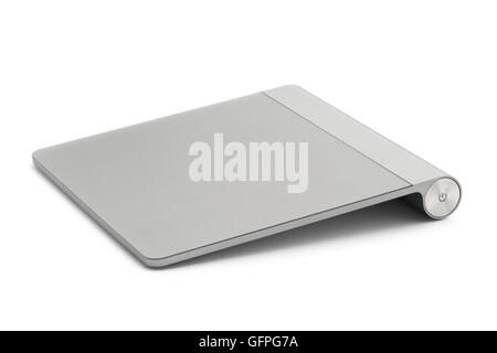 Computer touchpad, isolated on white background Stock Photo