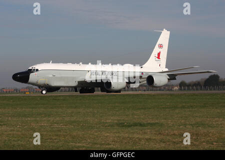 RAF ROYAL AIR FORCE BOEING RC 135 RIVET JOINT Stock Photo