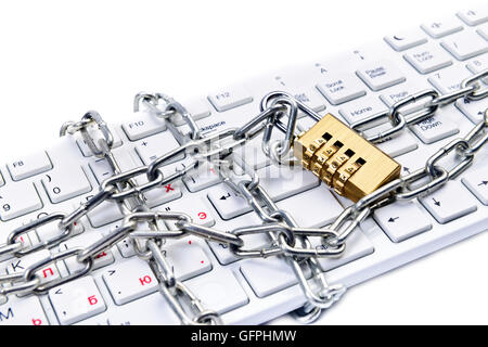 secure or censure internet concept Stock Photo