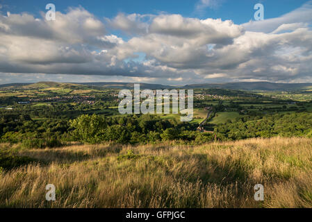 View from Werneth Low near Hyde in Greater Manchester, England. Stock Photo