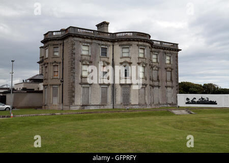 Loftus Hall, "the most haunted house in Ireland" on the Hook Peninsula, Co. Wexford, Ireland. Stock Photo
