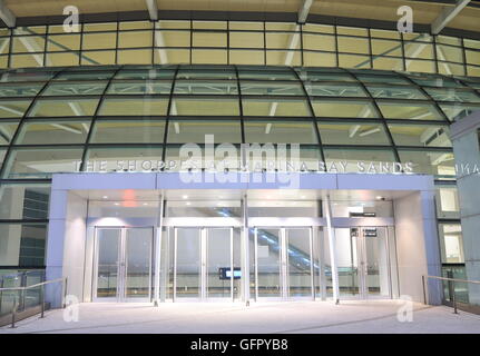 Marina Bay Sands entrance in Singapore. Stock Photo