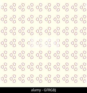 Colorful picture: the cute pattern with hearts on a color background Stock Vector