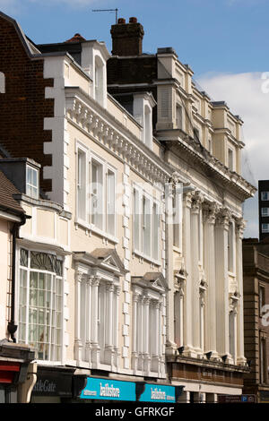 UK, England, Bedfordshire, Bedford, High Street, 19th century buildings Stock Photo